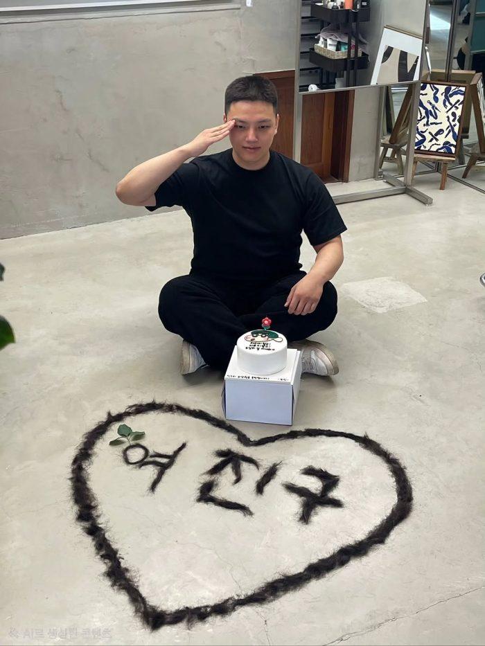 여진구, 짧은 머리로 입대 전 팬들에게 인사