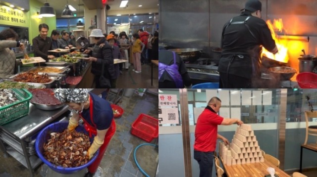 극한 직업 899회 50도 더위 속 대용량 조리 사투, 가성비 무한리필 식당의 치열한 하루